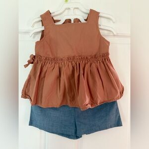Kids Grayson Collective Matching Set in Rust and Blue